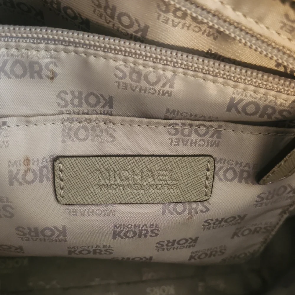 Michael Kors Gray 3 Way Crossbody Tote with Branded Lining. Great Condition!